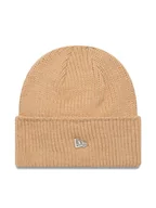 Czapki damskie - New Era Czapka Ne Wide Cuff Beanie 60565427 Beżowy - miniaturka - grafika 1