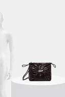 Torebki damskie - Diesel torebka skórzana SCRUNCH-D SCRUNCH-D kolor brązowy X10325.P1003 - miniaturka - grafika 1