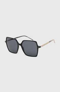 BOSS okulary przeciwsłoneczne damskie kolor czarny - Boss - Okulary przeciwsłoneczne - miniaturka - grafika 1