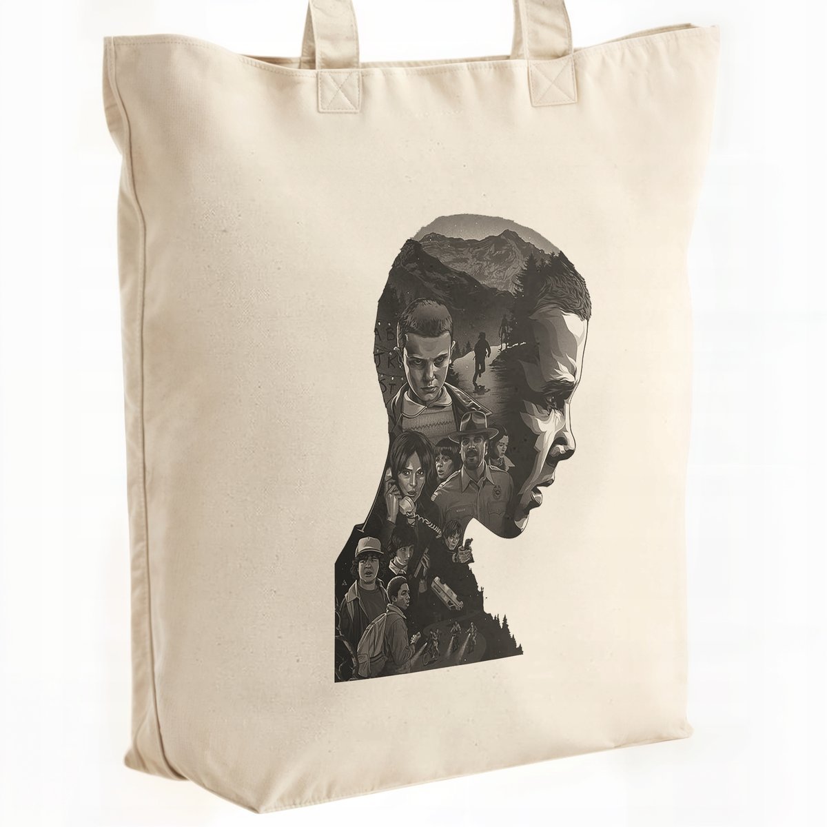 Torba bawełniana Premium Stranger Things Eleven Hawkins Dla Fanów Serialu
