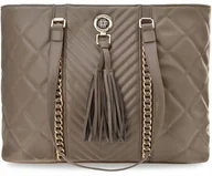 Torebki damskie - Monnari duża torba damska pikowana torebka shopper kuferek łódka pikowana - miniaturka - grafika 1