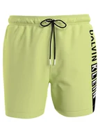 Kąpielówki męskie - Calvin Klein Szorty kąpielowe w kolorze zielonym - miniaturka - grafika 1