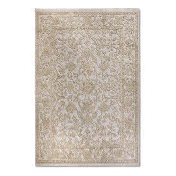Dywan tradycyjny do salonu 200x280cm,klasyczny wzór beżowo wytłaczany