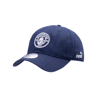 Czapki damskie - Czapka z daszkiem PUMA MCFC FTBLARCHIVE CAP 02595873 – Granatowy - miniaturka - grafika 1