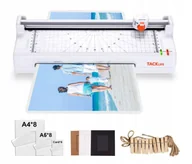 Laminatory - LAMINATOR A4 A5 A6 na Zimno na Ciepło + GILOTYNA + 20x FOLIA + Akcesoria - miniaturka - grafika 1