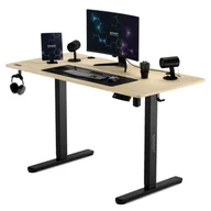 Biurka gamingowe - Biurko SENSE7 elektryczne Nojo 120x60 Black Pine - miniaturka - grafika 1