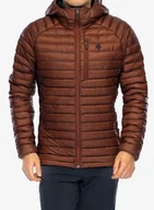 Kurtki męskie - Kurtka puchowa Black Diamond Approach Down Hoody - iron red - miniaturka - grafika 1