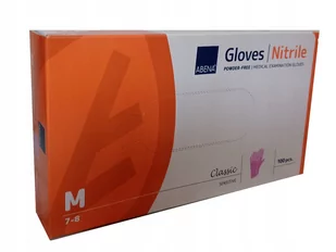 ABENA Abena rękawice nitrylowe bezpudrowe fioletowe M Medium 100szt - Rękawiczki jednorazowe - miniaturka - grafika 1