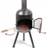 Paleniska ogrodowe - BONFEU KOMINEK OGRODOWY BONSOLO CZARNY - miniaturka - grafika 1