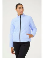 Kurtki damskie - Kaffe Kurtka pikowana "Loreen" w kolorze błękitnym - miniaturka - grafika 1