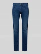 Spodnie męskie - Jeansy o kroju slim fit z 5 kieszeniami model ‘ANBASS’ - miniaturka - grafika 1