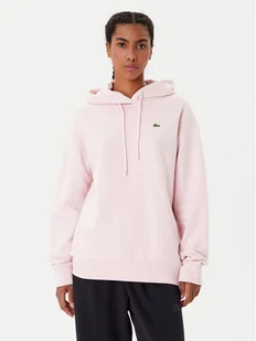 Lacoste Bluza SF7612 Różowy Oversize - Bluzy damskie - miniaturka - grafika 1