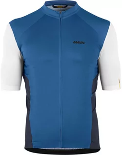 Koszulki rowerowe - Mavic Cosmic Short-Sleeved Jersey Men, niebieski/biały L 2022 Koszulki kolarskie - grafika 1