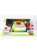 Zabawy w naśladowanie dorosłych - Kasa sklepowa na baterie + akcesoria G089628 - miniaturka - grafika 1