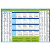 Akcesoria na biurko - Derform Podkład oklejany gramatyka języka angiekskiego DERF.GJA - miniaturka - grafika 1