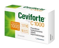 Przeziębienie i grypa - NOVASCON Ceviforte C 1000 x 30 kaps - miniaturka - grafika 1
