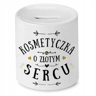 Skarbonki - Dla Kosmetyczki Skarbonka na Urodziny na Prezent z Nadrukiem ze Zdjęciem + Opakowanie na prezent (wzór 01) - miniaturka - grafika 1