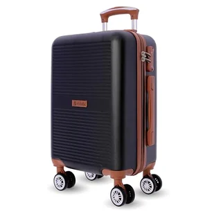 EL CABALLO - Walizki podróżne do kabiny - Walizka kabinowa - Walizka podróżna - Wytrzymała walizka kabinowa 52 x 35 x 20 Ryannair - Wytrzymały bagaż samolotowy z zamkiem TSA, Czarny (Black), Kabina - Walizki - miniaturka - grafika 1