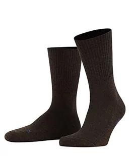 FALKE Uniseks Skarpety Walkie Light U SO Wełna Merynosa jednokolorowe 1 Para, Brązowy (Dark Brown 5450), 37-38 - Skarpetki męskie - miniaturka - grafika 1