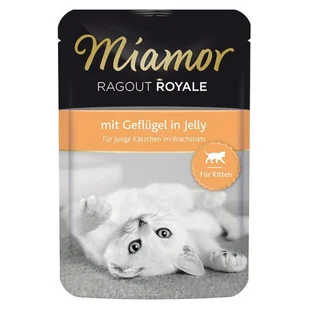 Miamor Ragout Royale Kitten z Drobiem Saszetka 100g 3140 - Mokra karma dla kotów - miniaturka - grafika 3