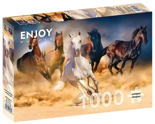 Puzzle, Dzikie konie na pustyni, 1000 el. - Puzzle - miniaturka - grafika 1