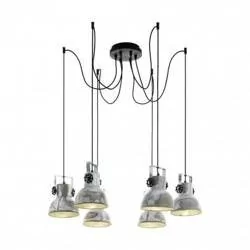 Eglo 49732 - Żyrandol na lince BARNSTAPLE 6xE27/40W/230V - Lampy sufitowe - miniaturka - grafika 1