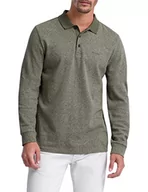 Bluzy męskie - Pierre Cardin Męska bluza polo z długim rękawem, grządka, rozmiar 3XL - miniaturka - grafika 1