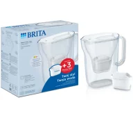 Dzbanki filtrujące - Brita Style Essential 2,4l 3 wkłady Biały - miniaturka - grafika 1