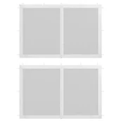 Pawilony ogrodowe - vidaXL Ścianki boczne do namiotu, 2 szt., siatkowe, białe - miniaturka - grafika 1