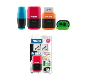 MILAN Temperówko gumka Compact Touch + 2 gumki - Przybory szkolne - miniaturka - grafika 1