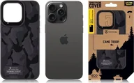 Etui i futerały do telefonów - Tactical Tactical Camo Troop Cover for Apple iPhone 15 Pro Max Black standard - miniaturka - grafika 1