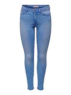 Spodnie damskie - ONLY Damskie spodnie jeansowe Onlwauw Mid Skinny DNM Bj617 Noos - miniaturka - grafika 1