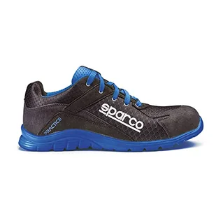 Sparco Lekkie buty ochronne Practice S1P Nelson czarne/niebieskie rozmiar 42 - Biuro i firma OUTLET - miniaturka - grafika 1