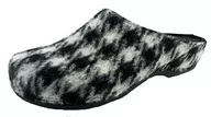Kapcie damskie - Berkemann Kapcie damskie Fabia, czarno-biały, 40 2/3 EU - miniaturka - grafika 1