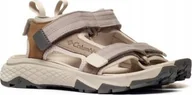 Sandały męskie - Columbia Peakfreak Rush Sandal Lea 2121261279 szary 40 - miniaturka - grafika 1