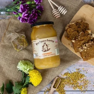 Miód z pyłkiem kwiatowym 1100g - Miód - miniaturka - grafika 1