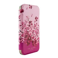 Lustra - Ted Baker ALSTA Różowe Rozproszone Kwiaty Lustro Folio Etui na Telefon do iPhone 14 Pro Max Złota Obudowa - miniaturka - grafika 1