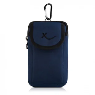 GRANATOWA SASZETKA MĘSKA NA RAMIĘ Z CORDURY  SP-03-DB - Nerki - miniaturka - grafika 1