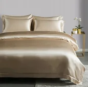 Pościel - Jedwabna Pościel 220x240 +2x 50x70 Kołdra Poduszka - miniaturka - grafika 1