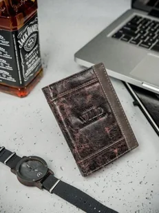 Always Wild Pionowy portfel ze schowkiem na suwak, skóra naturalna Always Wild - Portfele - miniaturka - grafika 1