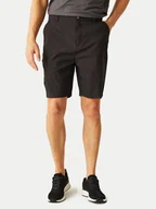 Odzież trekkingowa męska - Regatta Szorty sportowe Dalry RMJ305 Czarny Regular Fit - miniaturka - grafika 1