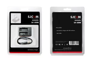 SJCAM ładowarka podwójna akumulatorów SJCAM SJ6 - Akcesoria do kamer sportowych - miniaturka - grafika 1
