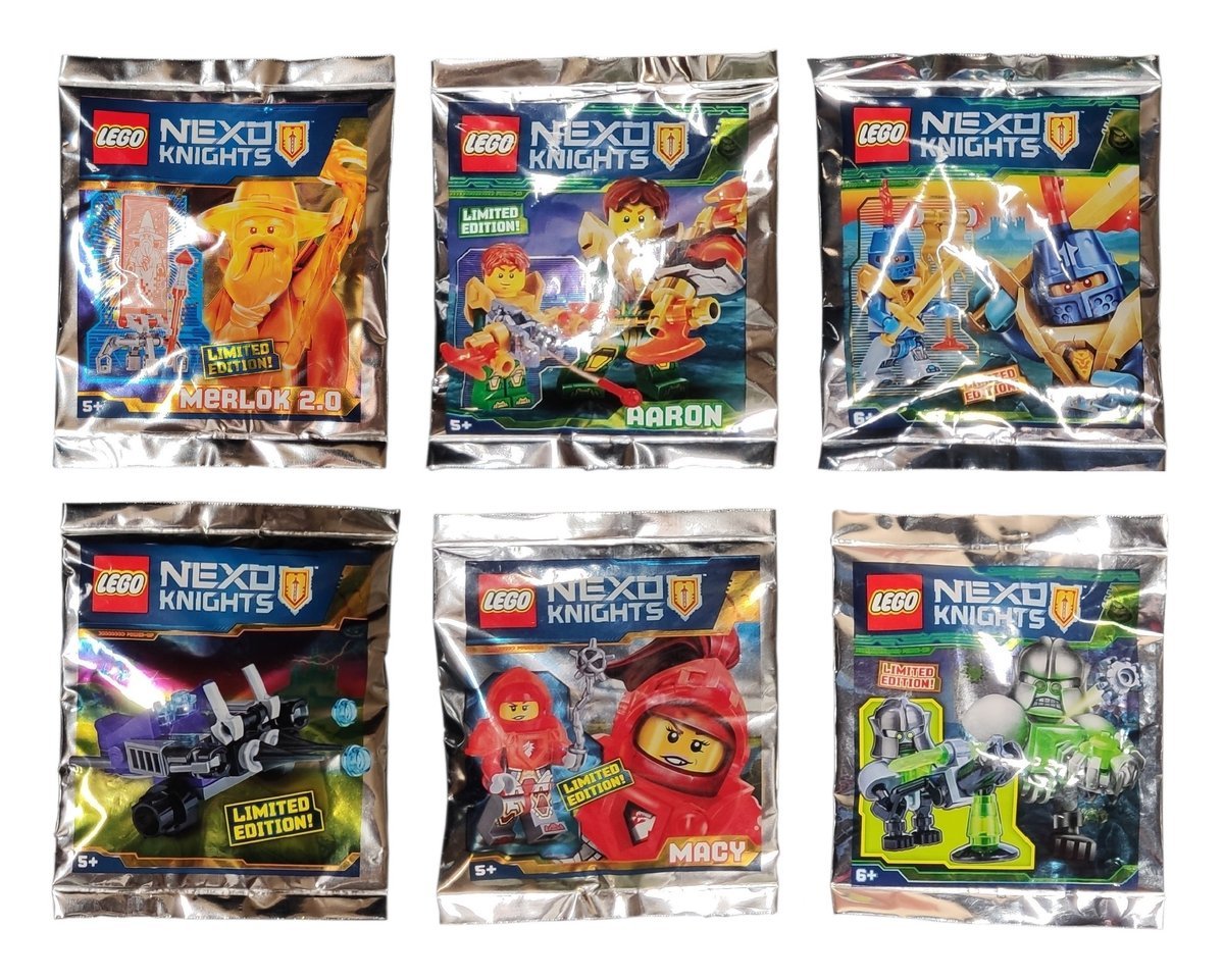 Klocki LEGO Nexo Knights - Zestaw 6 Polybag - SW03