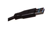Adaptery i przejściówki - Mcab Kabel USB 3.0 wtyczka A (M)  wtyczka A (M) 3 m Czarny, czarny 4040849939297 - miniaturka - grafika 1