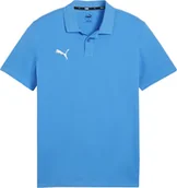 Koszulki męskie - Puma Koszulka męska Puma Team Goal Casuals Polo niebieska 658605 02 L - miniaturka - grafika 1