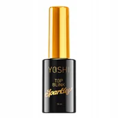 Utwardzacze do paznokci - Yoshi, Top Blink Sparkles Do Lakierów Hybrydowych Z Drobinkami, 10ml - miniaturka - grafika 1