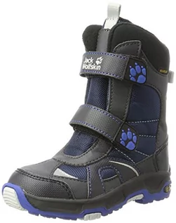 Buty dla chłopców - Jack Wolfskin Chłopięce buty trekkingowe Polar Bear Texapore, niebieski Vibrant Blue, 26 EU - grafika 1