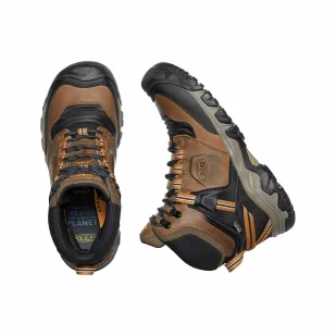 Buty trekkingowe męskie KEEN RIDGE FLEX MID WP - Buty trekkingowe męskie - miniaturka - grafika 3