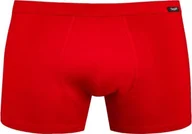 Majtki męskie - Teyli Bokserki męskie bawełniane Levi czerwone L Czerwony - miniaturka - grafika 1