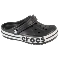 Buty dla dziewczynek - Klapki Crocs Bayaband Clog T Jr 207019-001 czarne - miniaturka - grafika 1